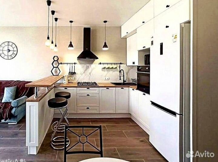 Кухня в потолок на заказ