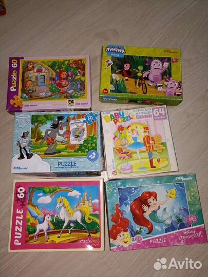 Пазлы на 60 деталей