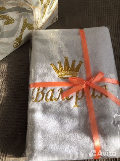 Полотенце с именной вышивкой