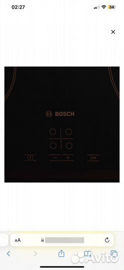 Варочная панель bosch новая