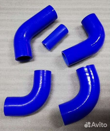 Патрубки радиатора и печки Газель силикон