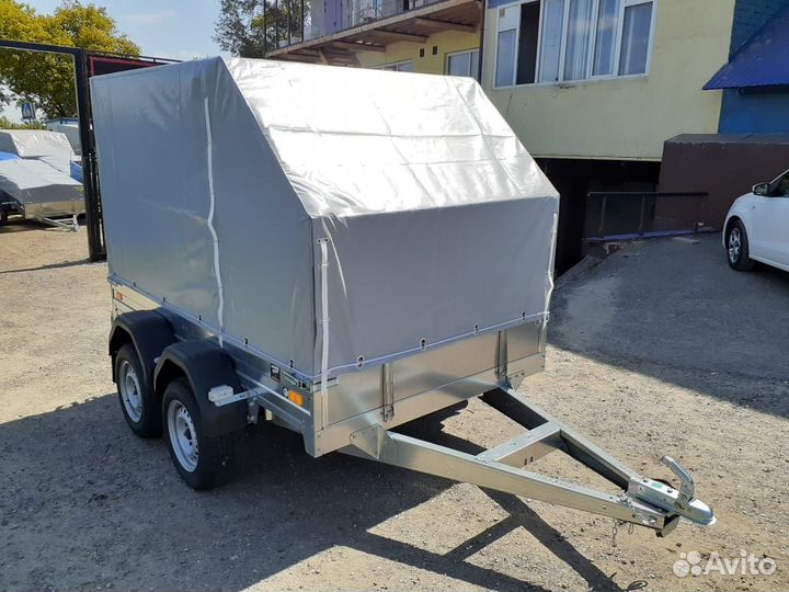 Двухосный прицеп сст-7132-16 2500х1500