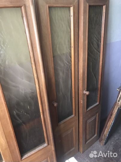 Межкомнатные двери бу нат дерево распашные ручной
