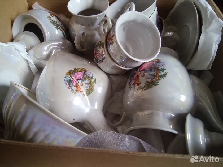 Чайно- кофейный сервиз. Не полный