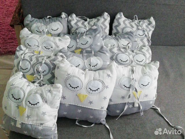 Бортики в кроватку