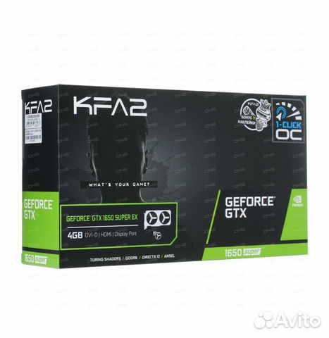 Видеокарта gtx 1650 super Kfa2 GeForce купить в Туле | Электроника | Авито