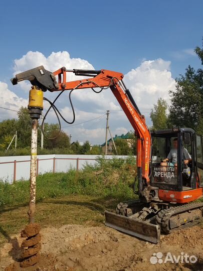 Аренда мини экскаватора/аренда мини погрузчика