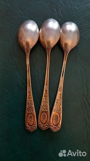 Мельхиоровые вилки и ложки из серии - роза