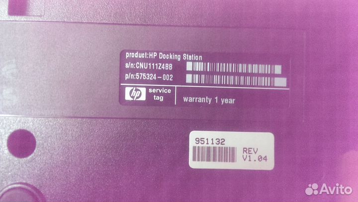 Докстанция к ноутбукам HP