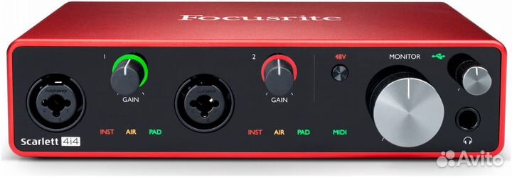 Focusrite Scarlett 4i4 3rd Gen - Аудиоинтерфейс