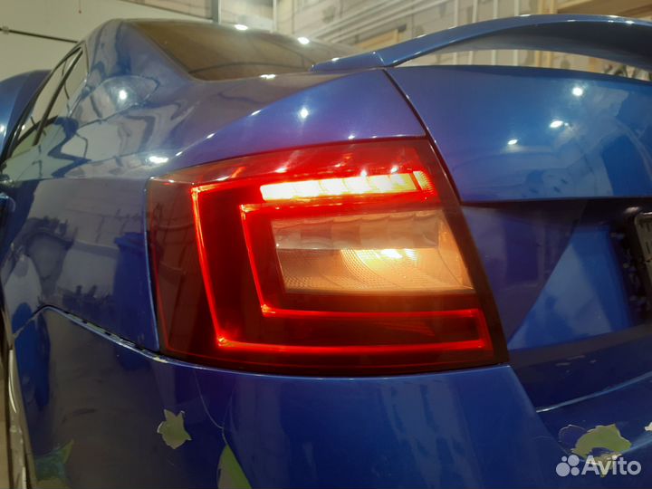 Задний левый фонарь LED для Skoda Octavia A7