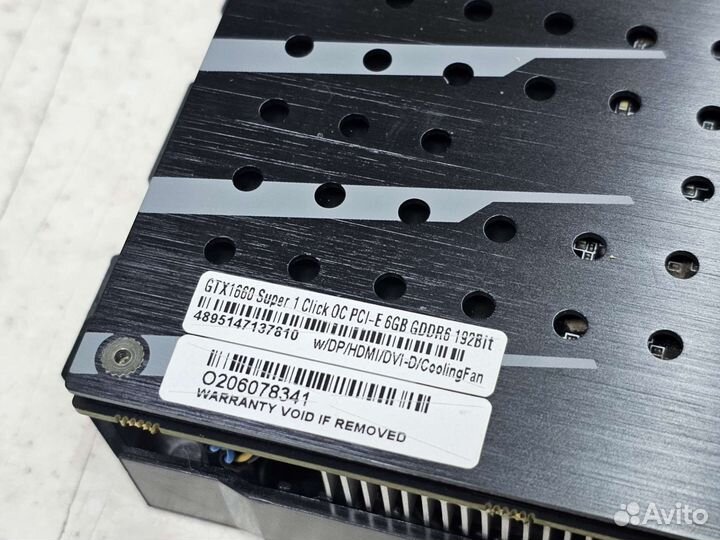 Видеокарта Nvidia GTX 1660 Super 6Gb KFA2