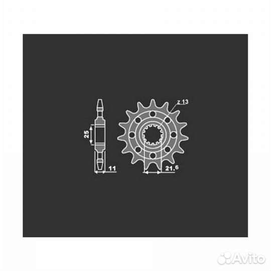 PBR Звезда передняя 2172-14