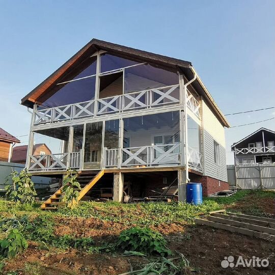 Мягкие и гибкие окна для беседок