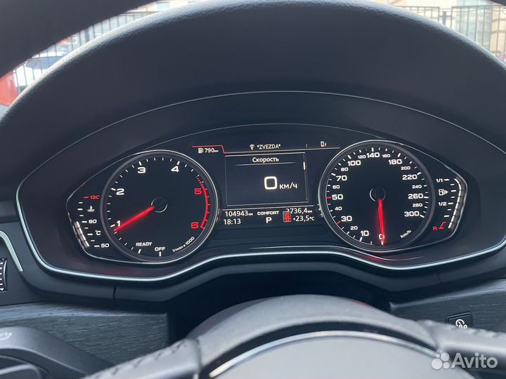 Audi A5 2.0 AMT, 2018, 104 000 км
