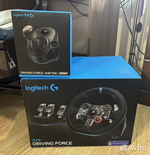 Руль Logitech g29 с кпп