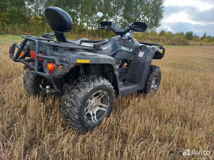 Квадроцикл wels hisun hs800atv