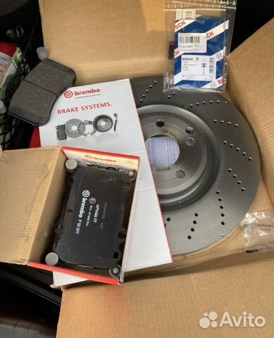 Диск тормозной Мерседес CLS 218 500 перед Brembo