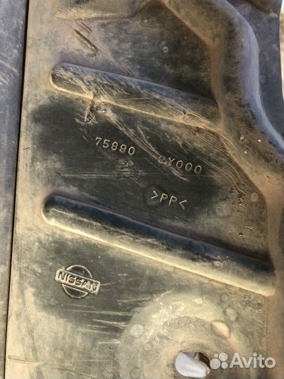 Защита картера Nissan Teana j31 758909y000