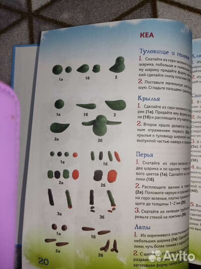 Книга.зоопарк из пластилина