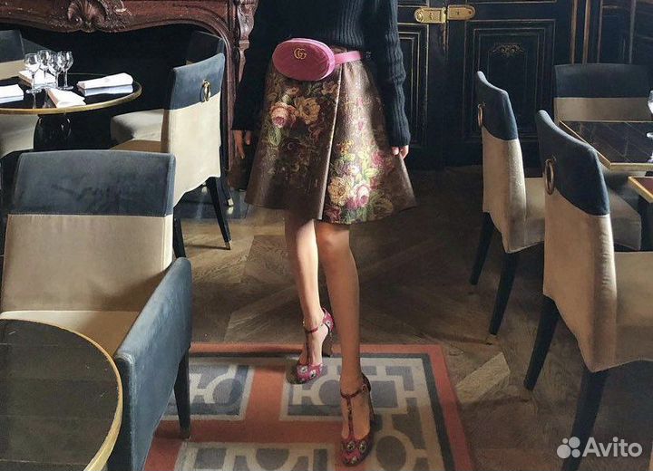 Dolce gabbana юбка оригинал жаккард цветы