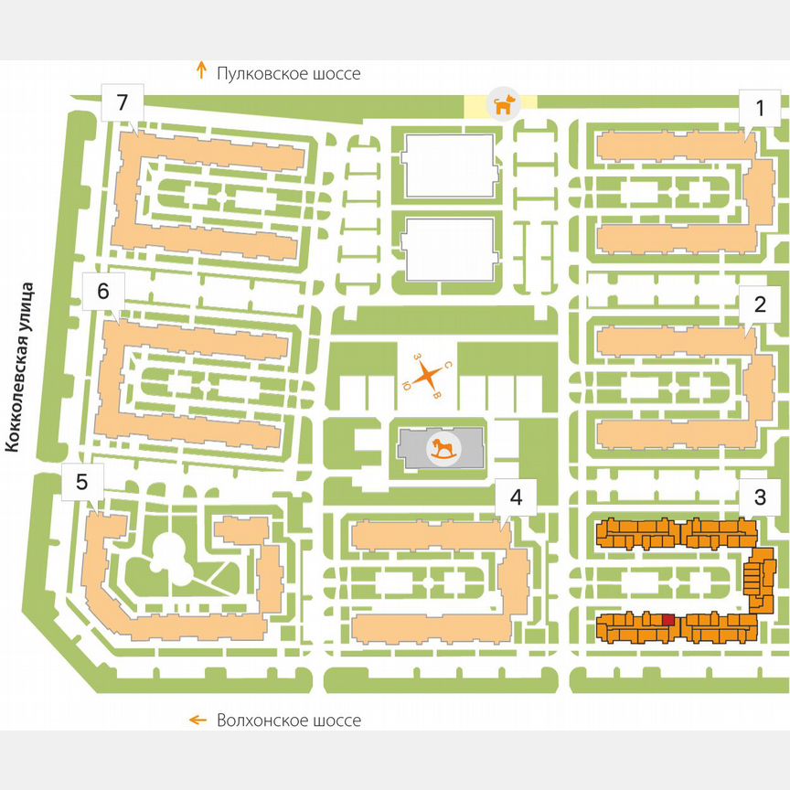 1-к. квартира, 34,9 м², 3/5 эт.