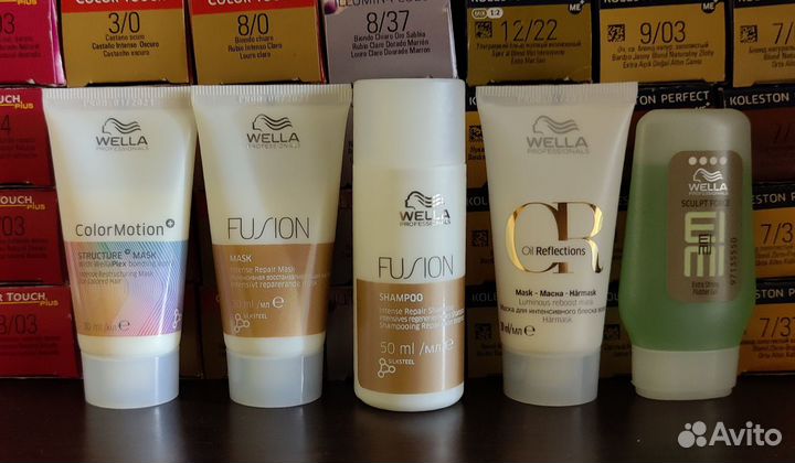 Средства Wella и Loreal