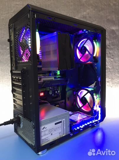 Игровой PC IntelXeon E5-2689/SSD/16Gb/RX570 8Gb
