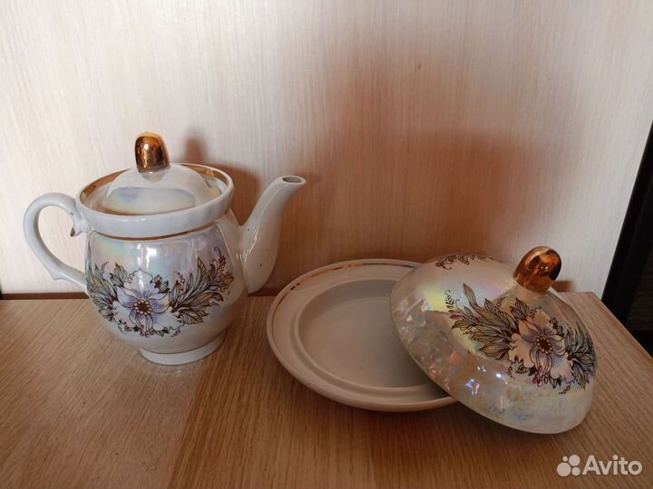 Заварочный чайник + масленка