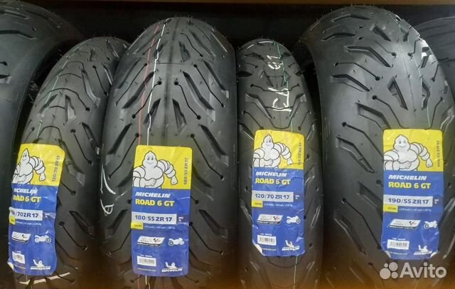 Мотошины 120 70 17 и 190 55 17 Michelin Road 6 GT