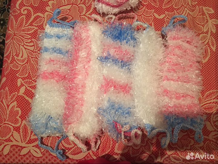 Мочалки ручной вязки