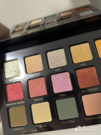 Adept cosmetics samarian sunset палетка теней