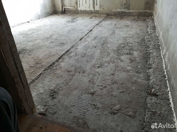 Ремонт полов. Сухая стяжка пола. Укладка ламината