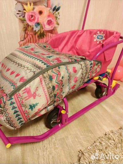 Санки коляска ника