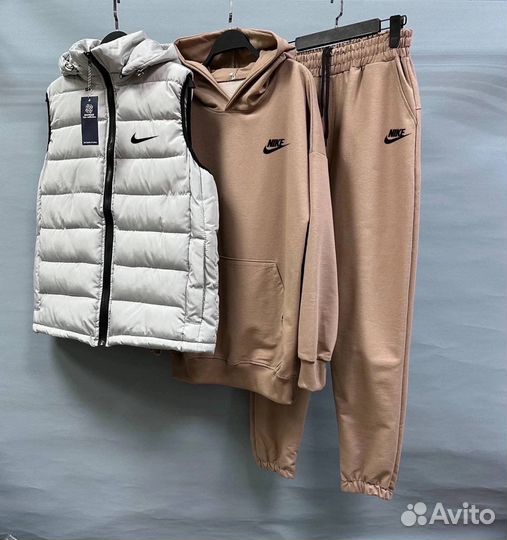 Спортивный костюм мужской Nike тройка легкий