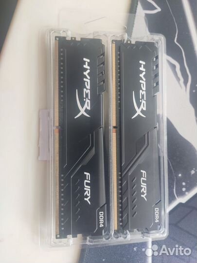 Память Kingston HyperX Fury DDR4 3200MHz 16GB