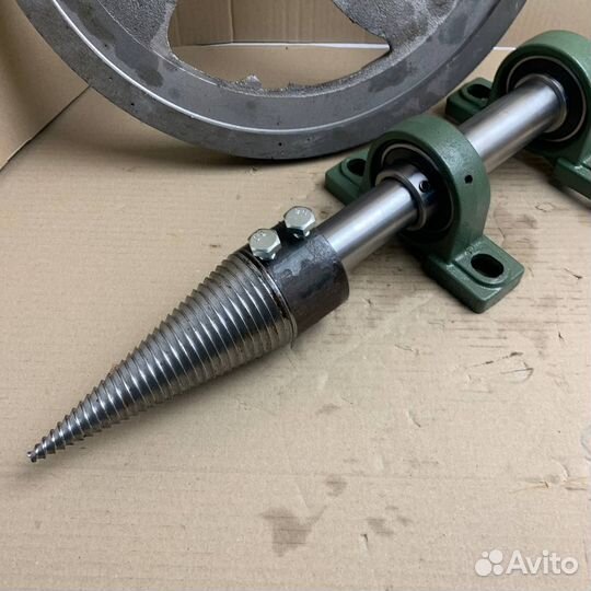 Винтовой дровокол комплект шкив ременная передача