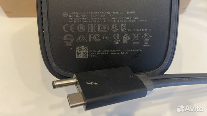 Док станция HP Thunderbolt Dock 230W G2 euro