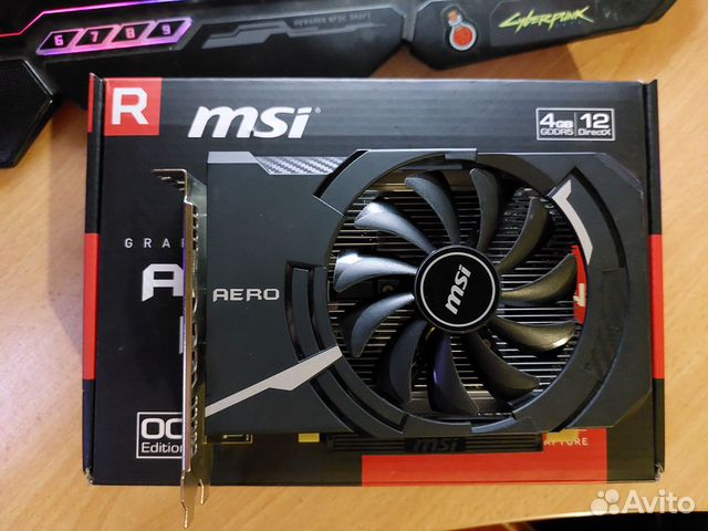Видеокарта MSI RX 550 aero ITX 4GB купить в Орске | Электроника | Авито