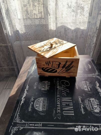 Хлебница деревянная ручная работа