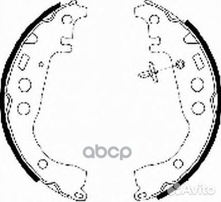 Колодки тормозные зад toyota corolla #ZE12#/VIT