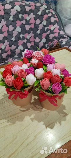 Букеты из мыла, Подарок на 8 марта