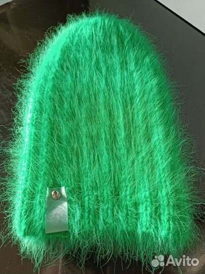 Шапка бини из пуха норки