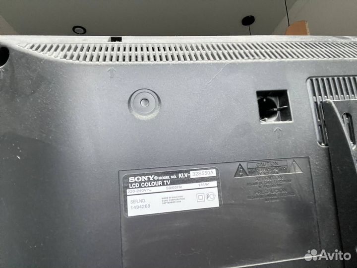 Телевизор sony KLV-32S550A