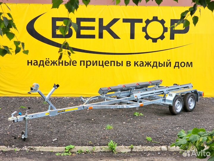 Прицеп для катера лав 14-В (ложемент с роликами)