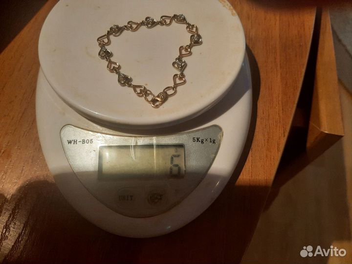 Золотой браслет детский