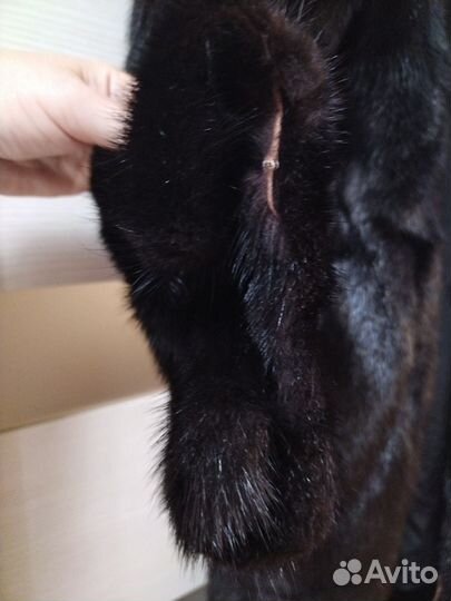Шуба норковая 42 44 бу