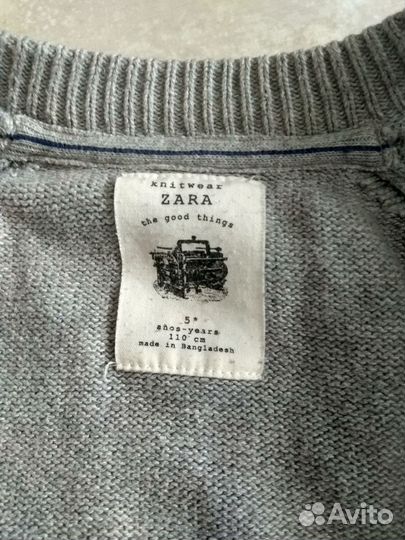 Свитер и кардиган для мальчика Zara 104см