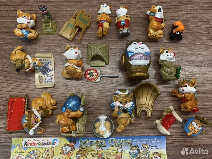 Коты Египта киндер сюрприз