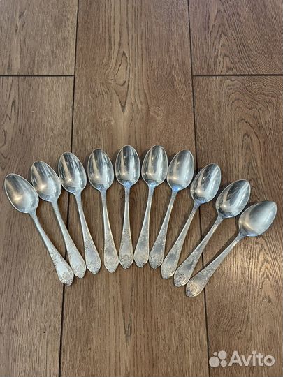 Ложка столовая серебро